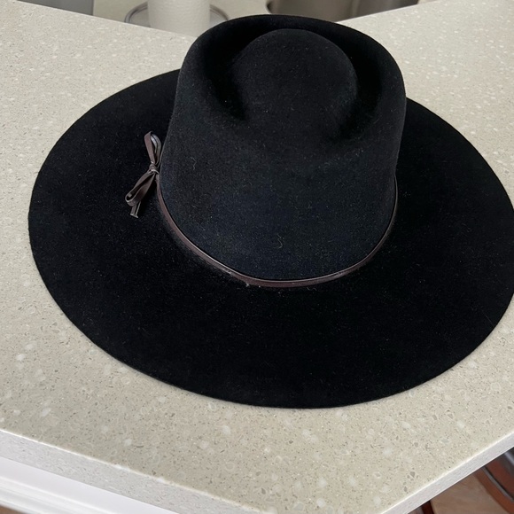 Peruvian Connection Gaucho Hat Wool | Wide Brim Black | One Size NWT - Picture 7 of 15